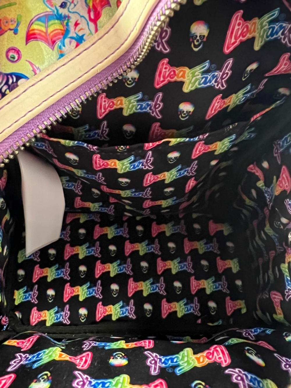 Loungefly Lisa Frank Halloween Print Mini Backpack Limited Glow In The Dark Rare - Picture 16 of 16